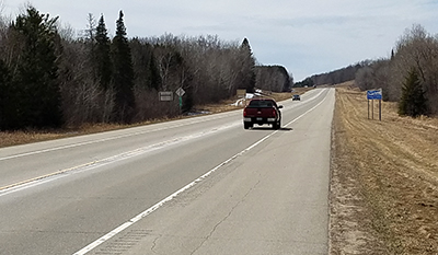 Photo of Hwy 71 near Bemidji.