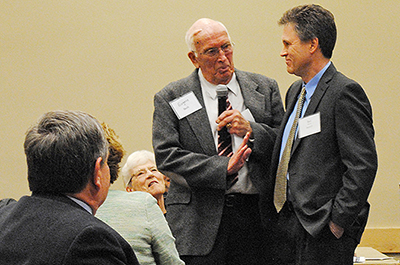 Photo of Gene Skok and Ben Worel.