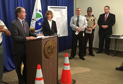 Photo of Charlie Zelle, Tina Smith, Mike Barnes, Mike Hanson and Tom O'Keefe.