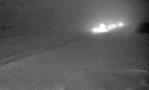 Photo from a traffic camera in District 6 that shows the storm conditions March 24.