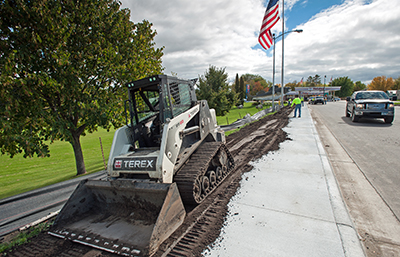 Photo of Hwy 11 construction project in Baudette.