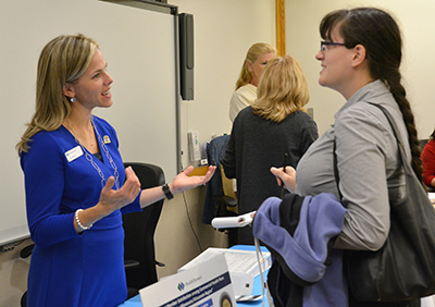 Photo from Open Enrollment meeting at Central Office.