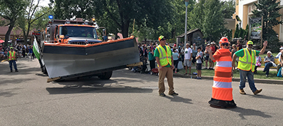 Photo of MnDOT booth at the State Fair.