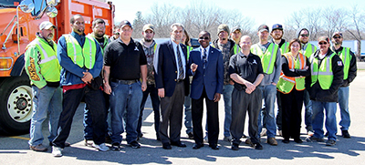 Jeff Vlaminck and staff from Riverland Community College.