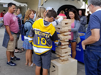 STEM booth at the State Fair.