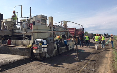 Photo of project on Hwy 169 near Belle Plaine.