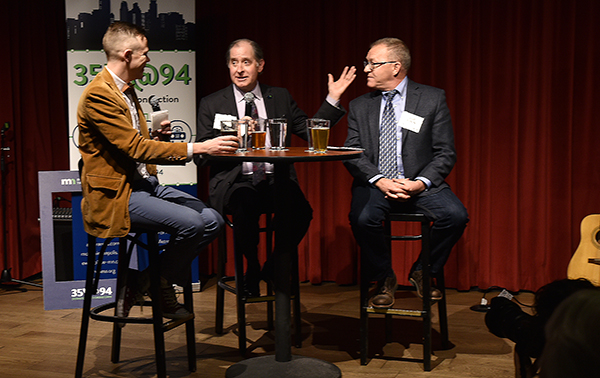 Photo of Tane Danger, Charlie Zelle and Scott McBride.