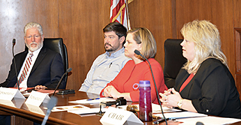 Photo of Scott Peterson, Joseph Bruer, Molly Murphy and Jennifer Witt.