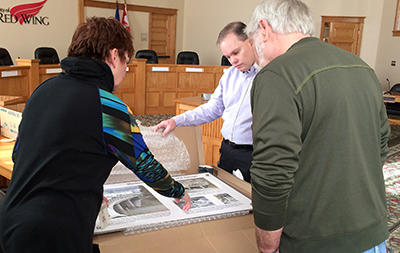 Photo of Teresa Martin, Denny Schultz and Steve Kohn.