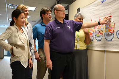 Photo of Trang Chu, Kristy Jelen, Brain Gage, Duane Leurquin and Victoria Hopwood.