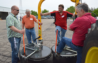 Photo from Equipment Demo in Owatonna.