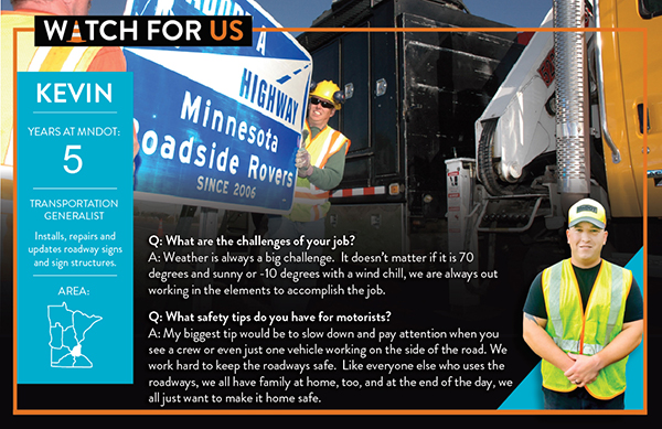 Graphic with photo and questions from Kevin Zellmer.