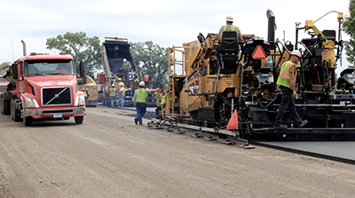 Photo of Hwy 55 project in Buffalo.