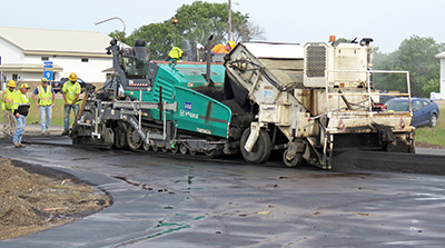 Photo of Hwy 71 construction.