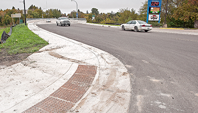 Photo of a Hwy 11 construction project.