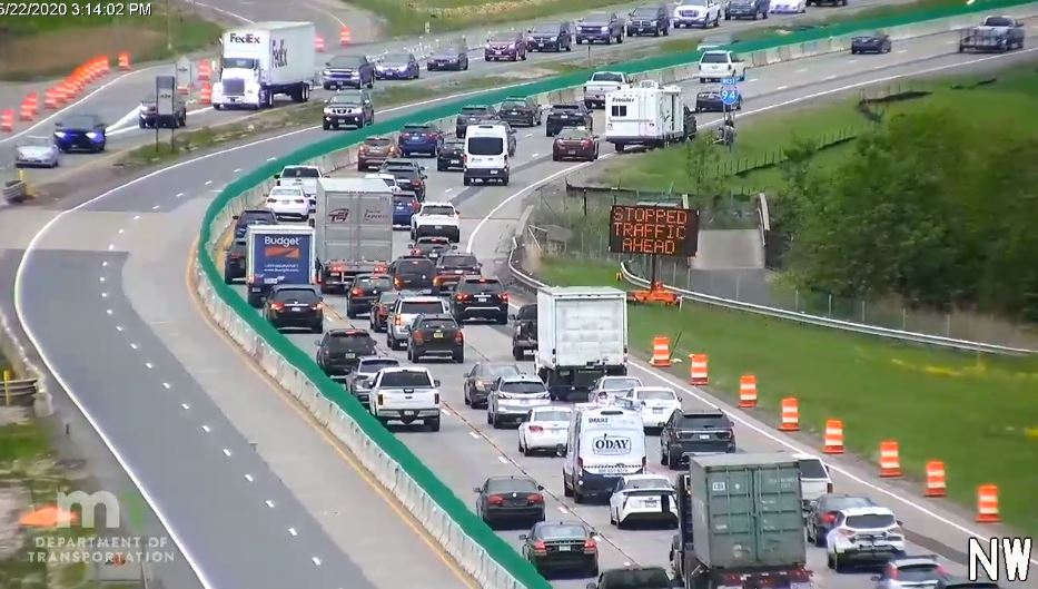 Photo: traffic on a freeway