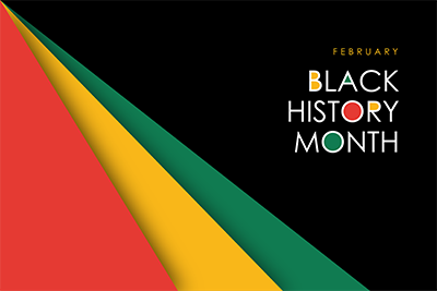 Graphic for Black History Month. 