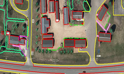 Graphic: Planimetric map.