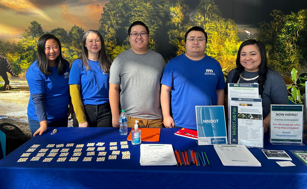 Photo: MnDOT staff at the Science Museum