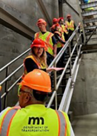 Photo: LDP participants in I-35W stormwater storage facility.