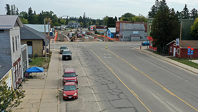 Photo: Hwy 34 in Akeley.