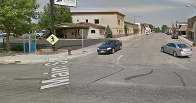 Photo of a city street.