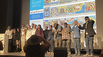 Photo: Artists from the John Biggers Seed project.