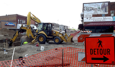 Photo of construction project on Hwy 29 in Alexandria.