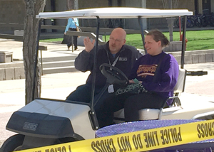 Photo of TZD texting and driving course.