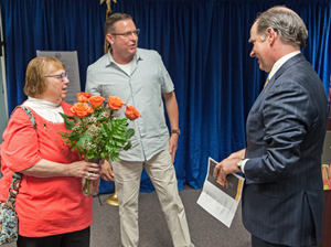 Photo of Vicki Stary, Kevin Walker and Charlie Zelle.