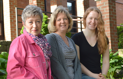 Photo of Shawn Meade, Carol Hennekens and Amanda Klawiter.