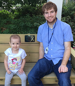 Photo of Joe Sass and his daughter Hadley.