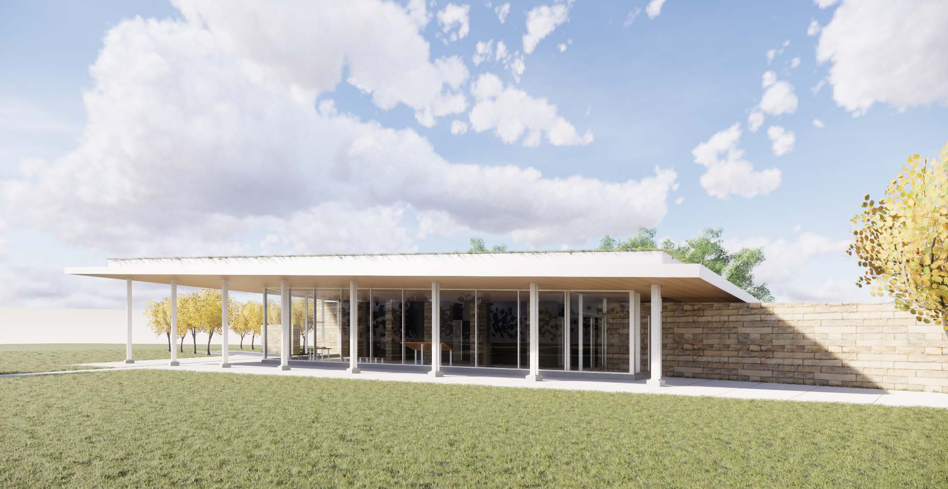 Photo: Rendering of the Clear Lake rest area